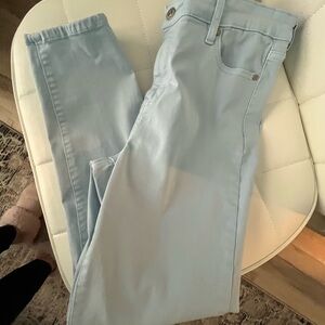 Buffalo David Bitton High Rise Soft Stretch Ankle Skinny Light Blue Jeans 10/30